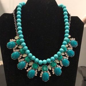 Lia Sophia beaded and gem adjustable necklace!